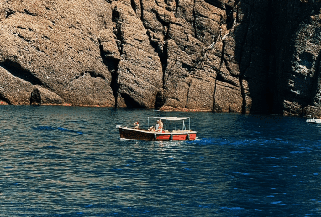 classic wooden Utility Portofino in San Fruttuoso